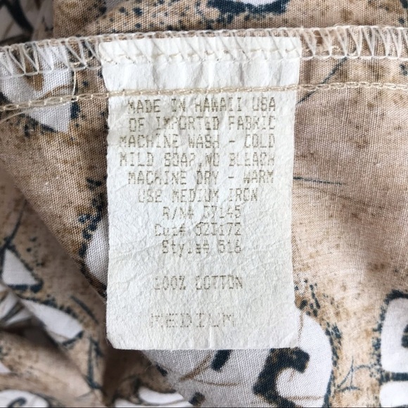 Vintage Hilo Hattie 80s 90s Hawaiian Original Buttoned Down Shirt - Picture 11 of 11